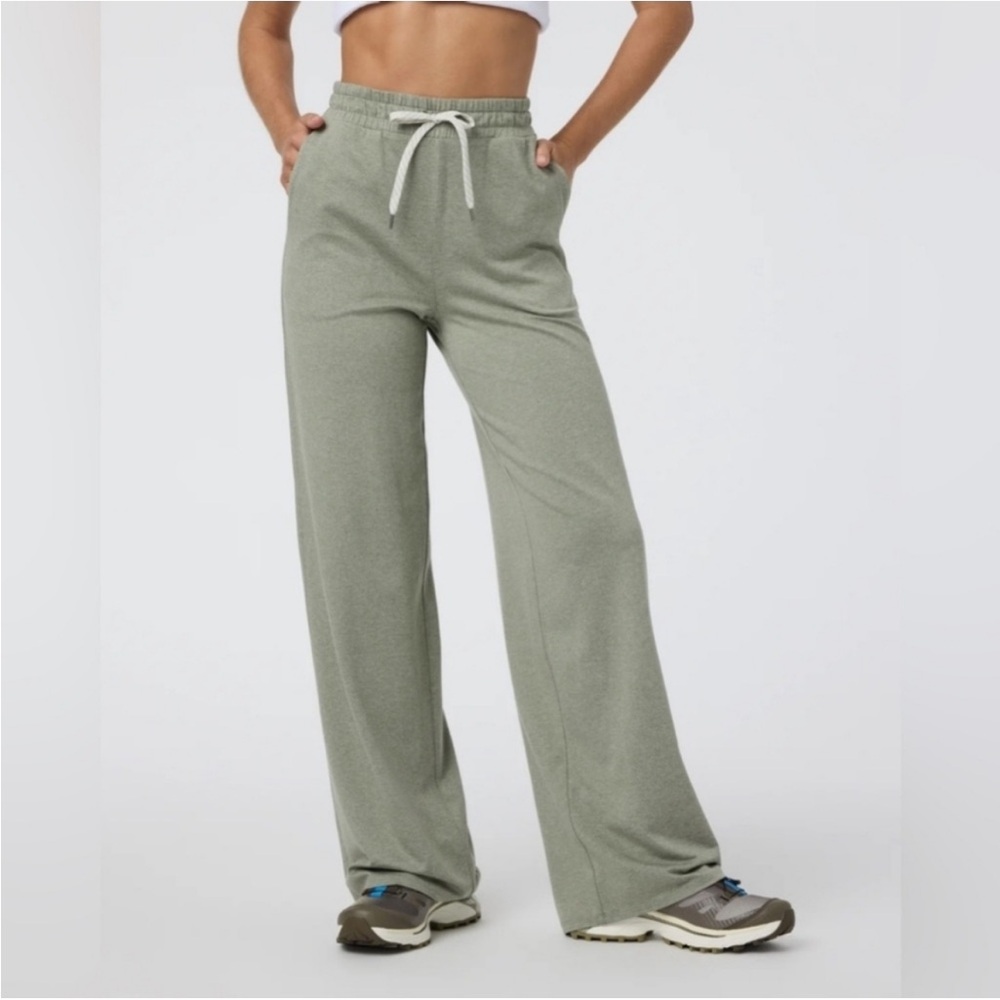 Vuori Sage Green Wide Leg Pants